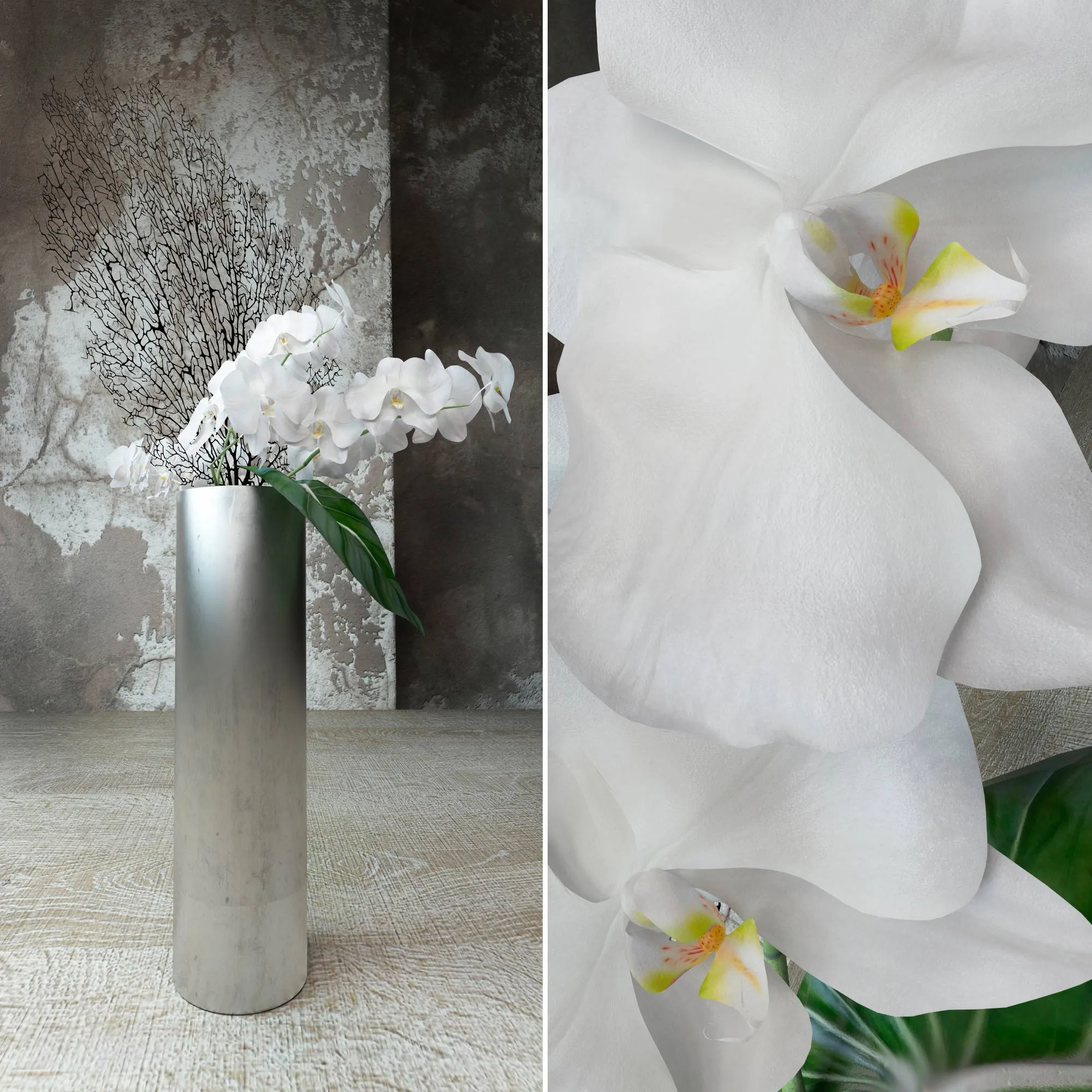 decoration - Bouquet of flowers in a vase 279 3D Model