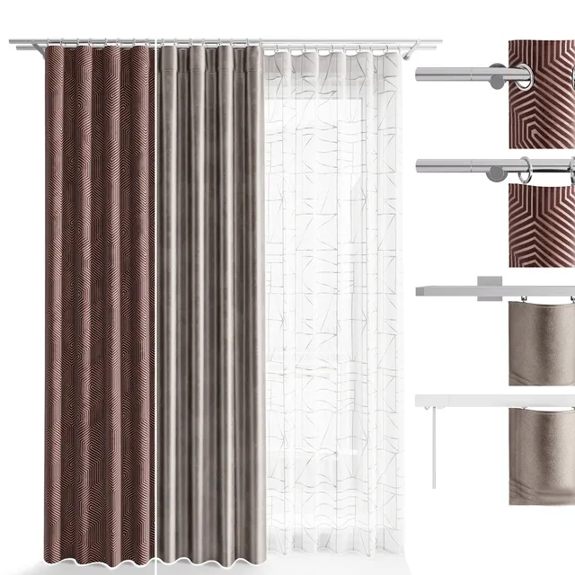 decoration - Broad Curtain Constructor 3D Model