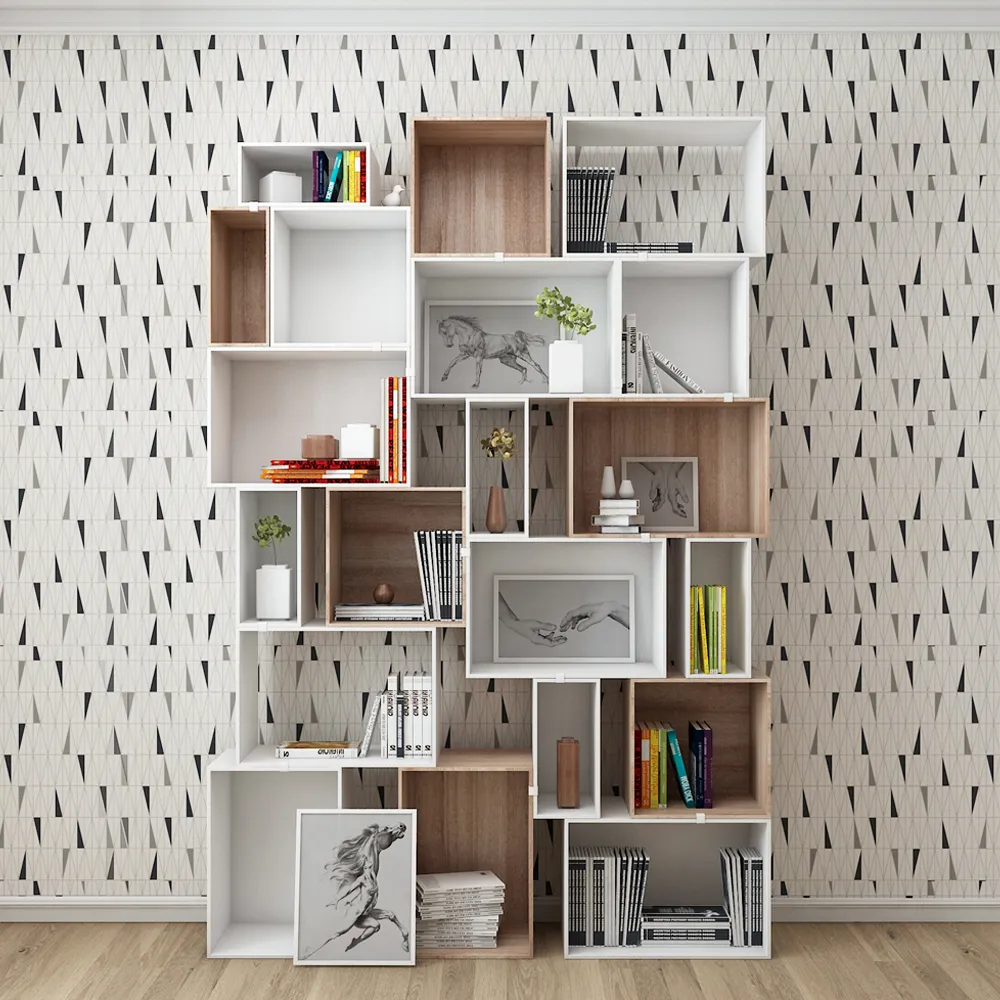 decoration - Cabinet with decorative set 6 3D Model