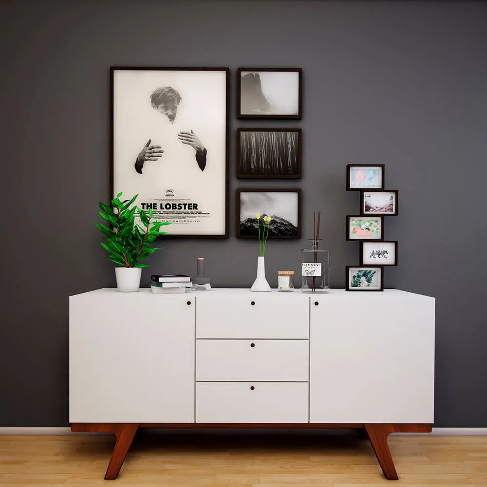 decoration - Cabinet with different details 3D Model