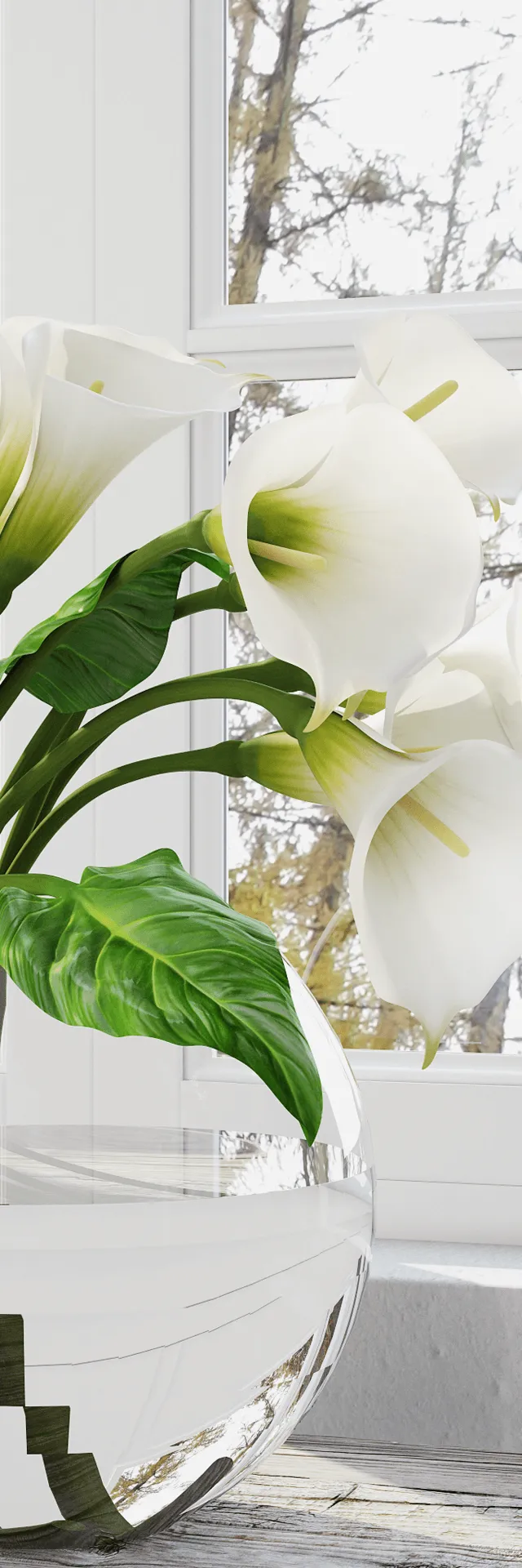 decoration - Calla Lily 07 3D Model