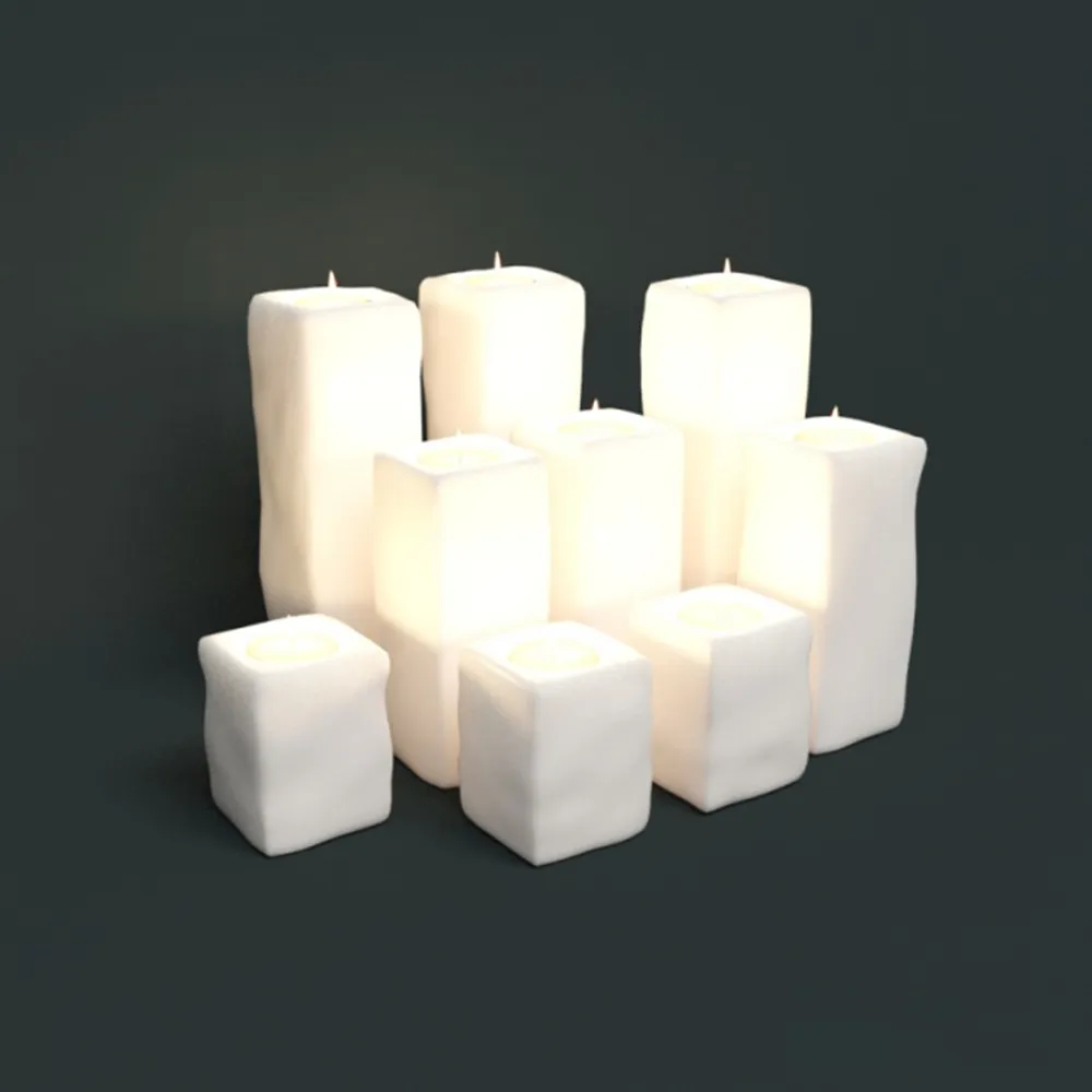 decoration - Candles 3D Model