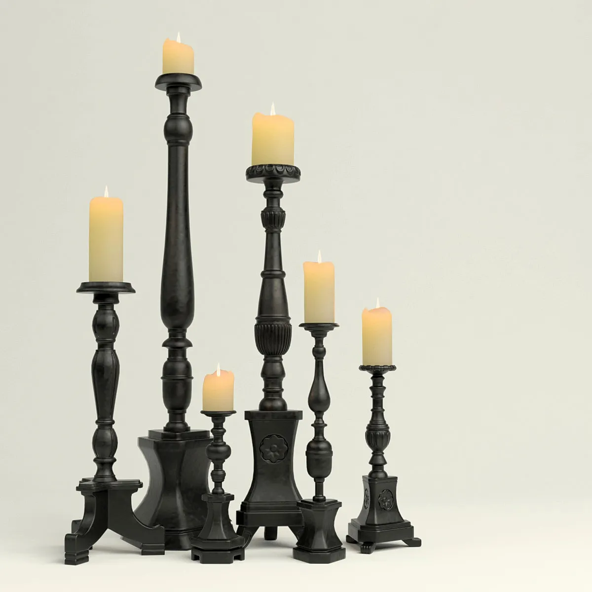 decoration - Candlesticks 05 3D Model