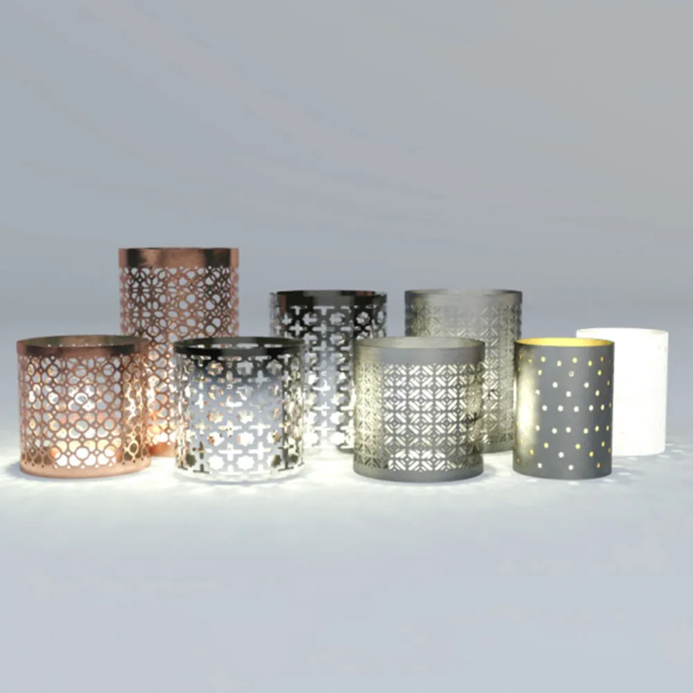 decoration - Candlesticks Tealight H & M Home 3D Model