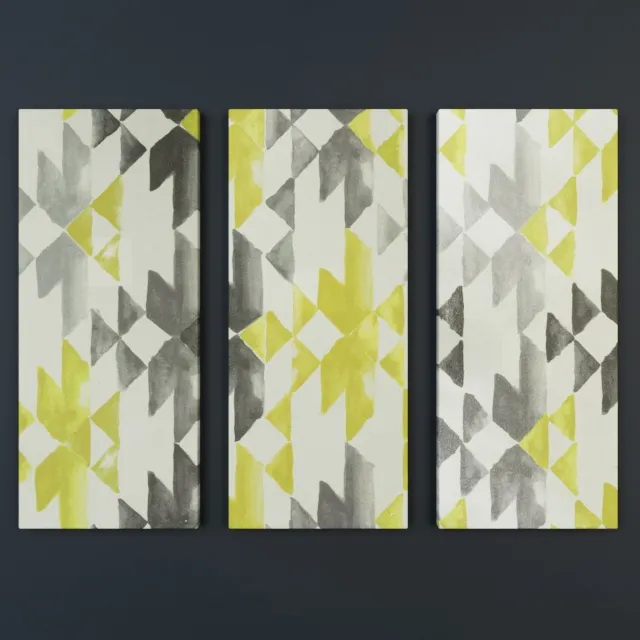 decoration - Canvas Wall Art 3D Model