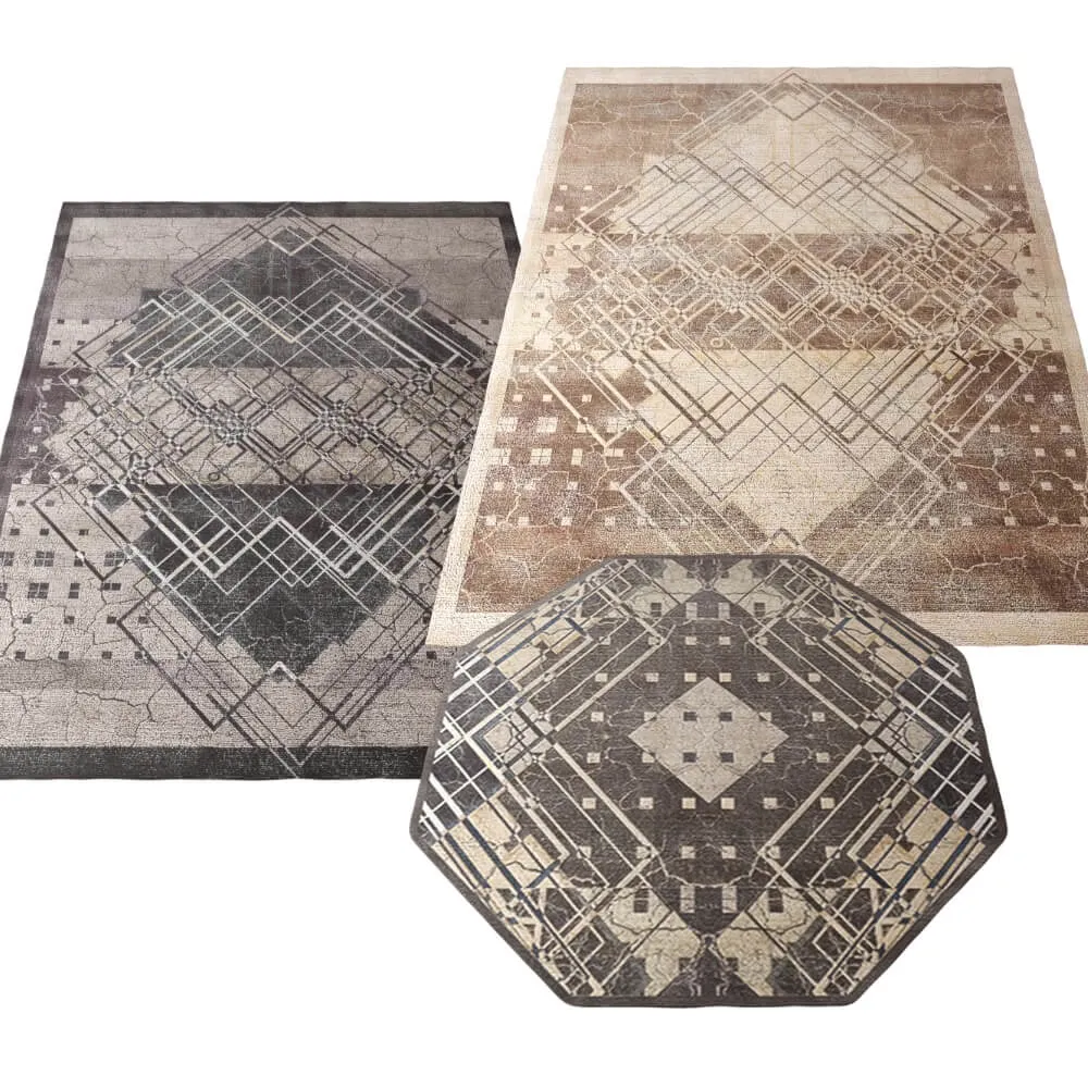 decoration - Carpet Ardor (Habitat) 2400х3000 (3 colors) 3D Model