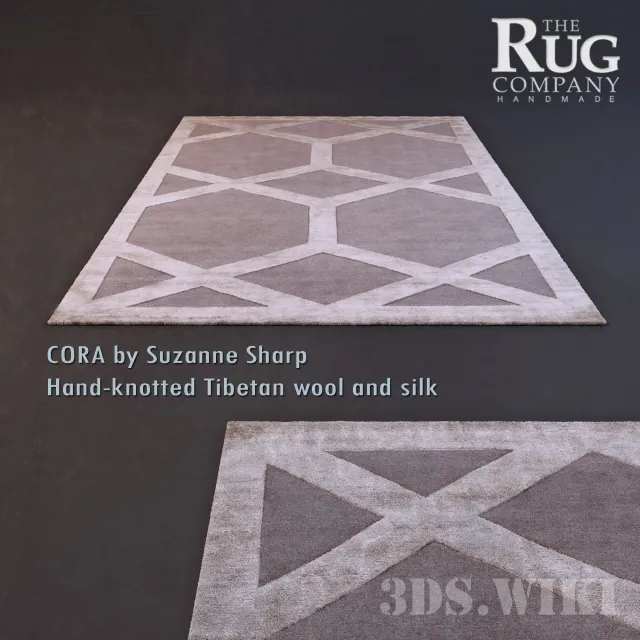 decoration - Carpet Cora by Suzanne Sharp 3D Model