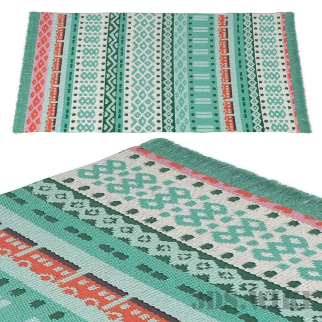 decoration - Carpet Ikea KEPPHEST 3D Model