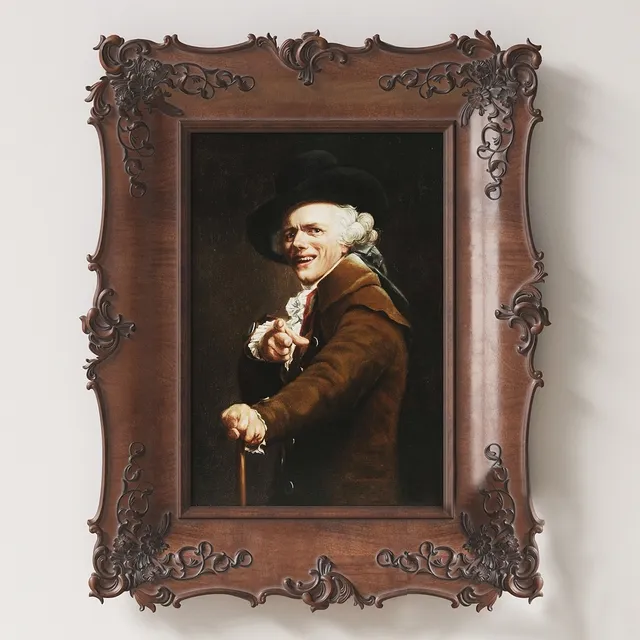 decoration - Carved Frame 3D Model