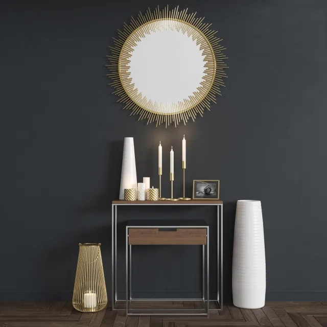 decoration - CB2 Decor Set 2 3D Model