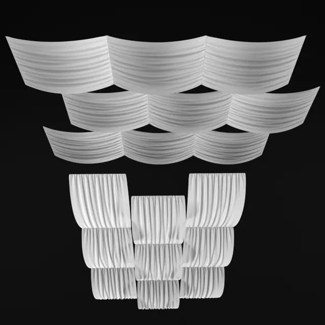 decoration - Ceiling draping 3D Model