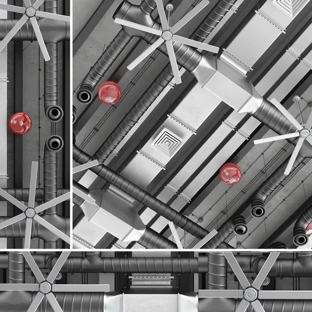 decoration - Ceiling ventilation 3 3D Model