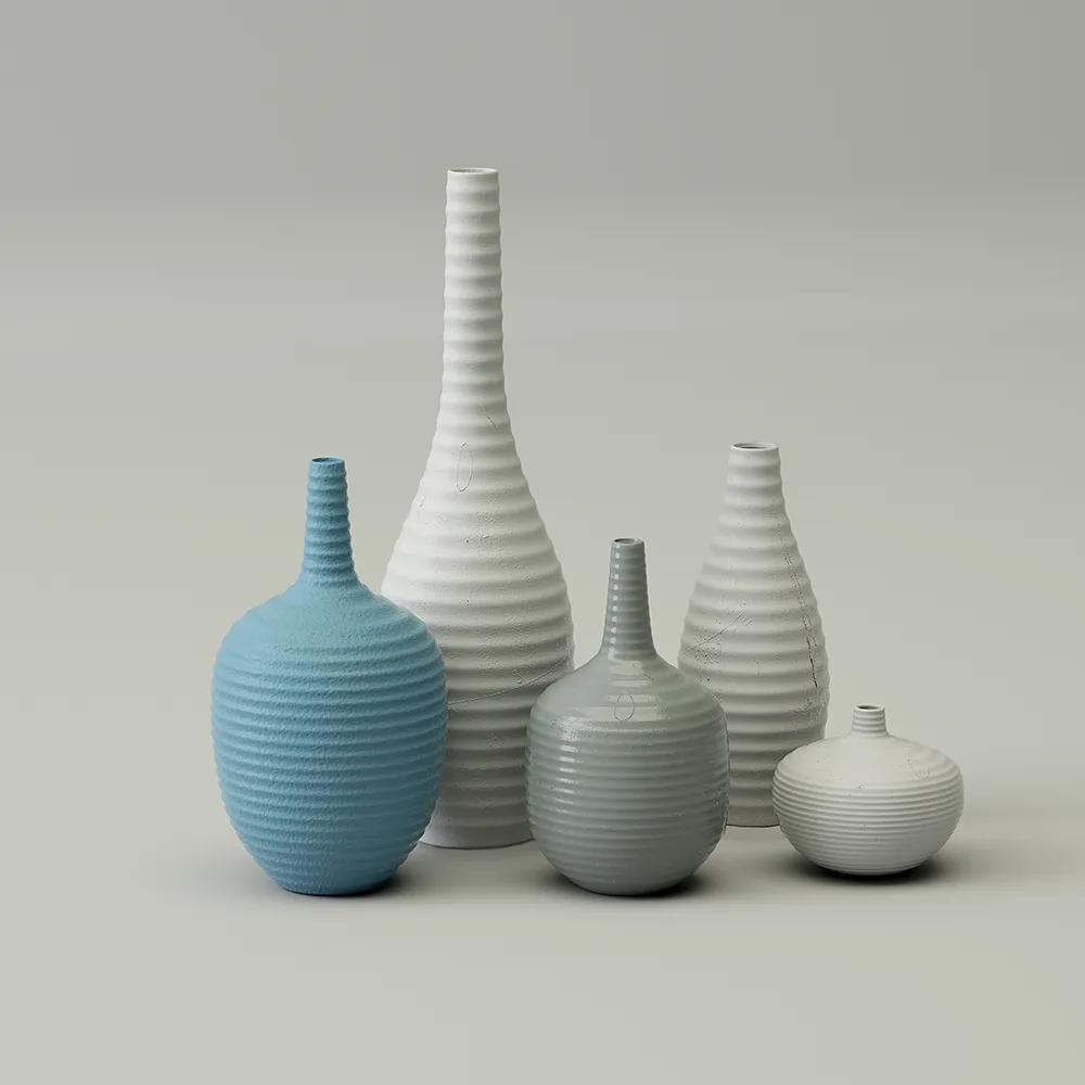 decoration - Ceramicist vase collection 3D Model