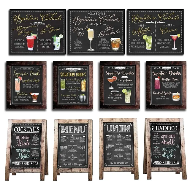 decoration - Chalkboard for cafe 1 3D Model