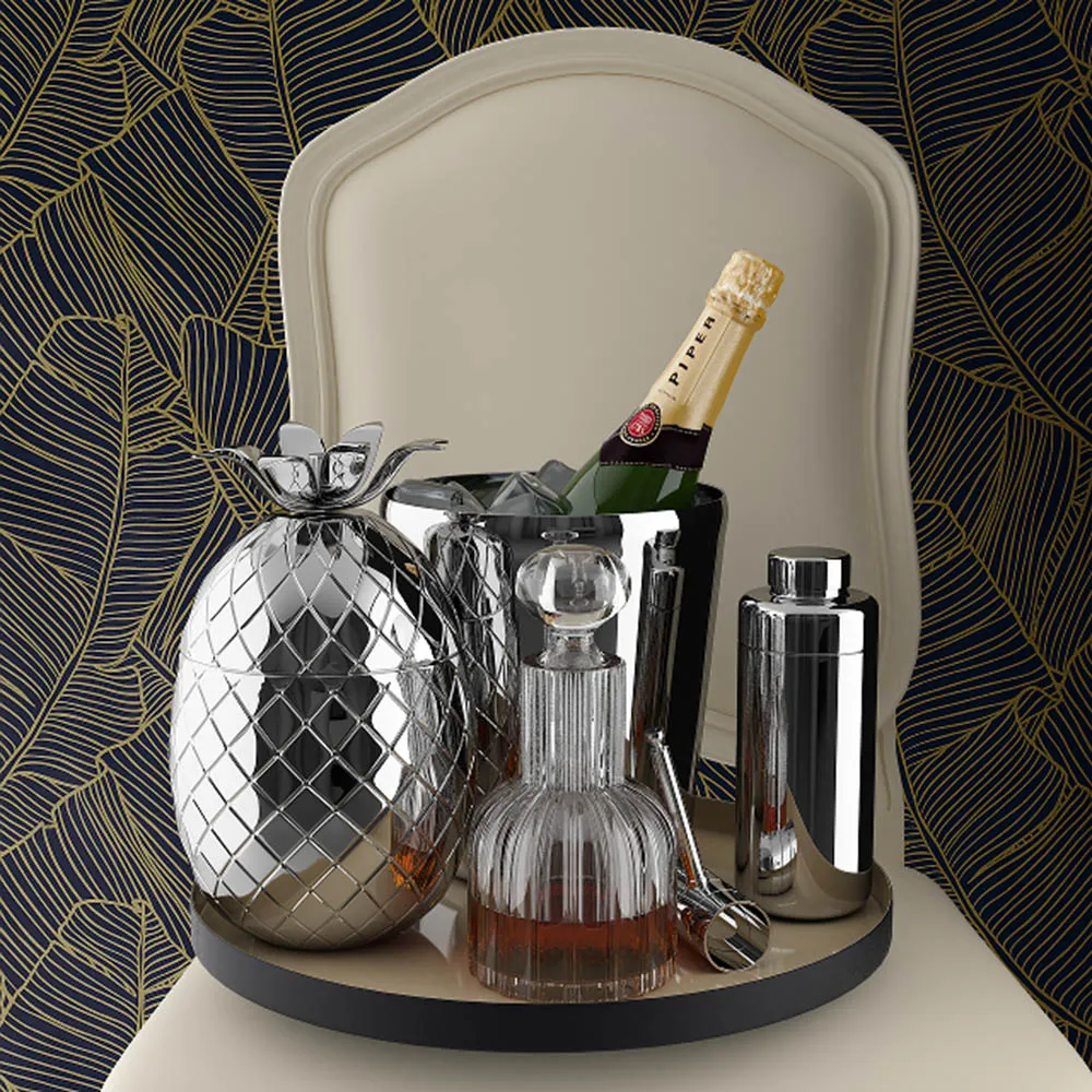 decoration - Champagne with ice 3D Model