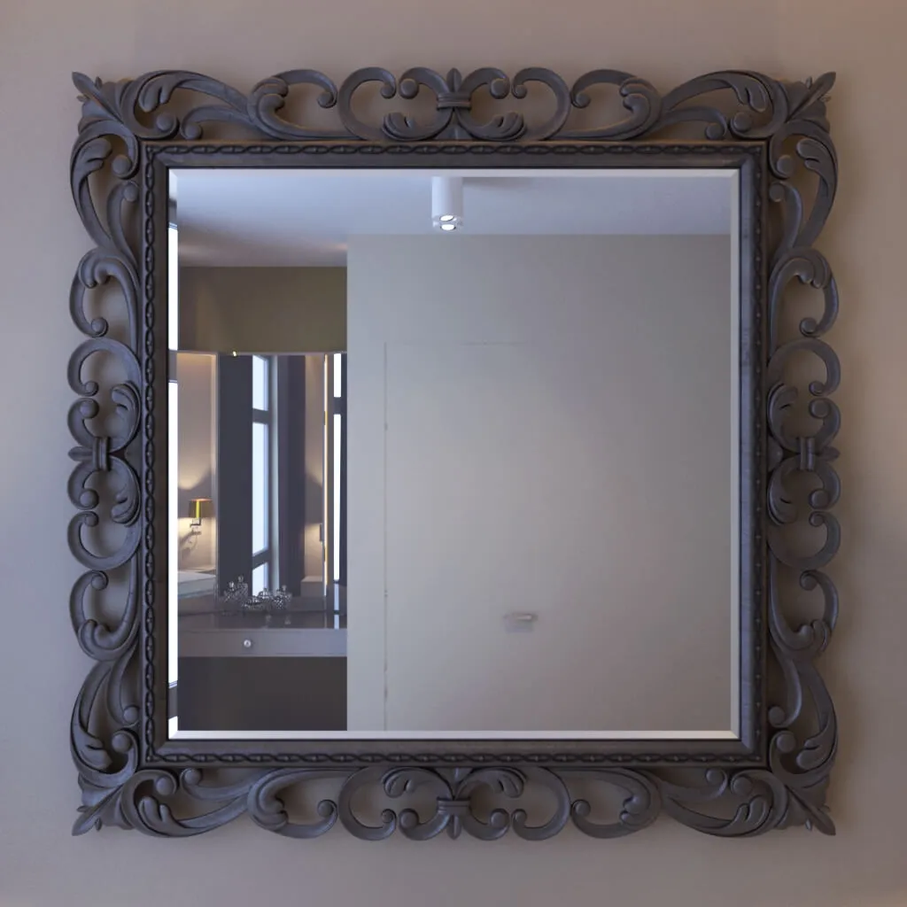 decoration - Cheltenham Square mirror 3D Model