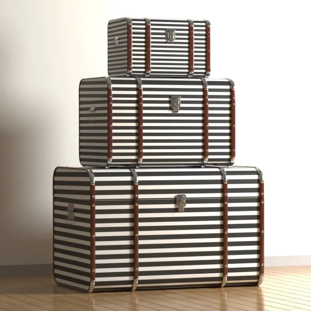 decoration - Chest Maritim 3D Model