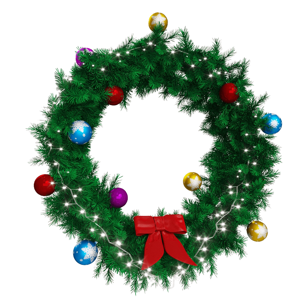 decoration - Christmas wreath 3D Model