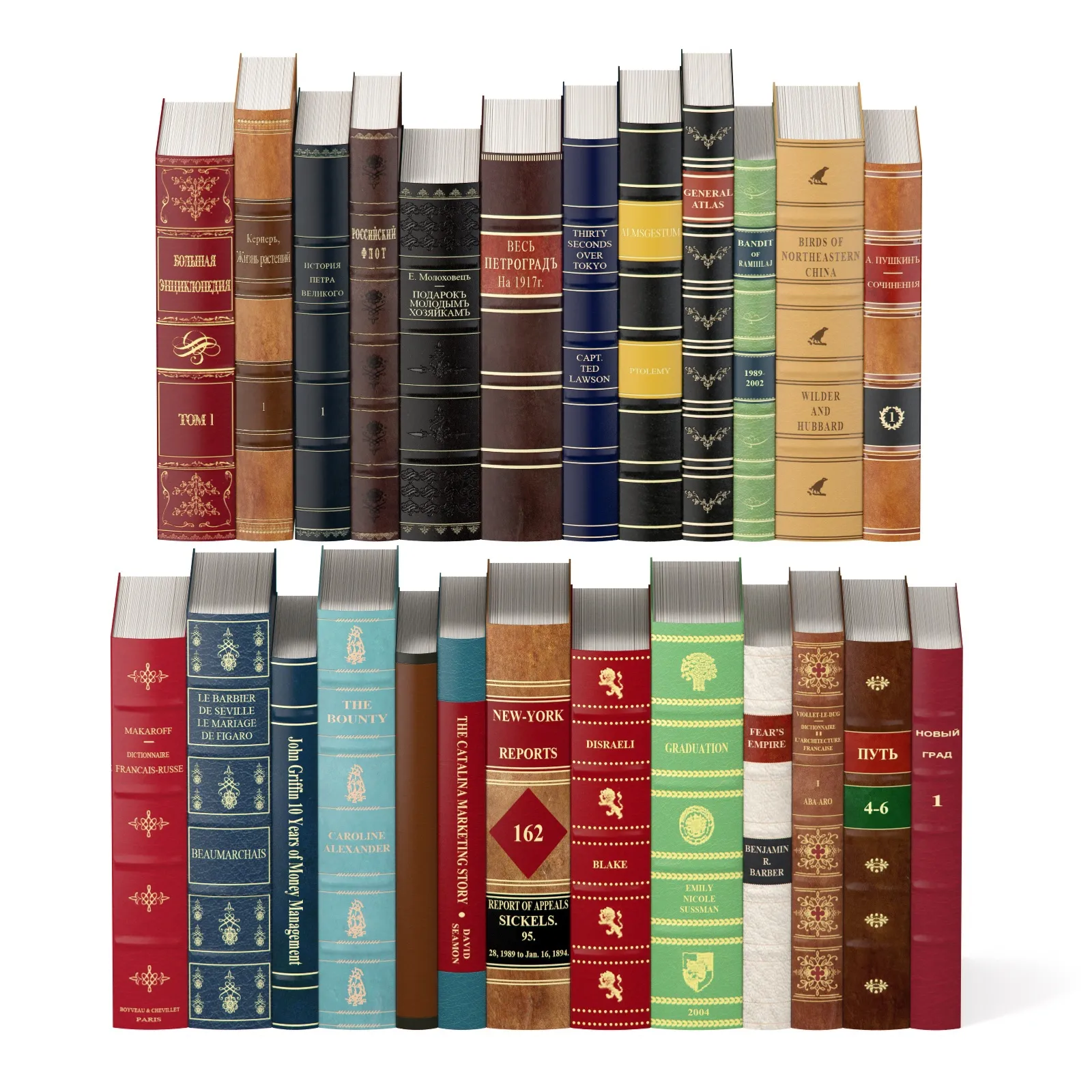 decoration - Classic books 79 3D Model