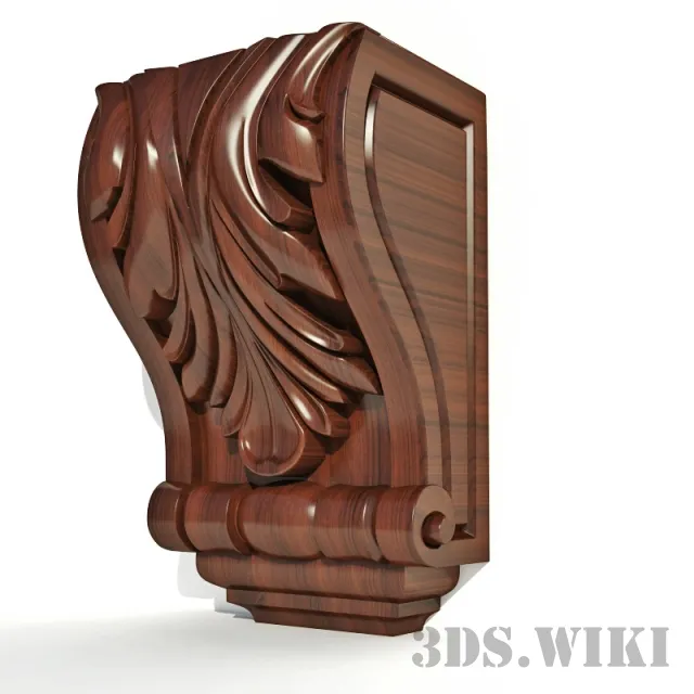 decoration - Classic bracket stucco 3D Model