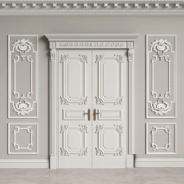 decoration - Classic Interior Decor 2 3D Model