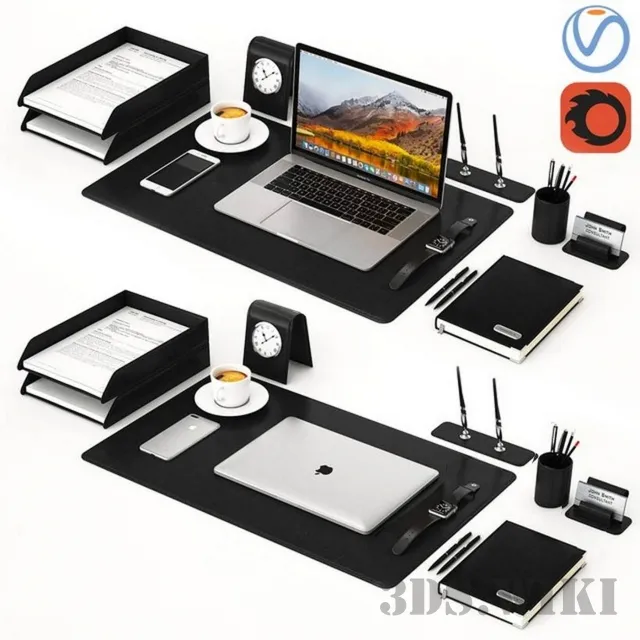 decoration - Classic Silver MacBoo 3D Model