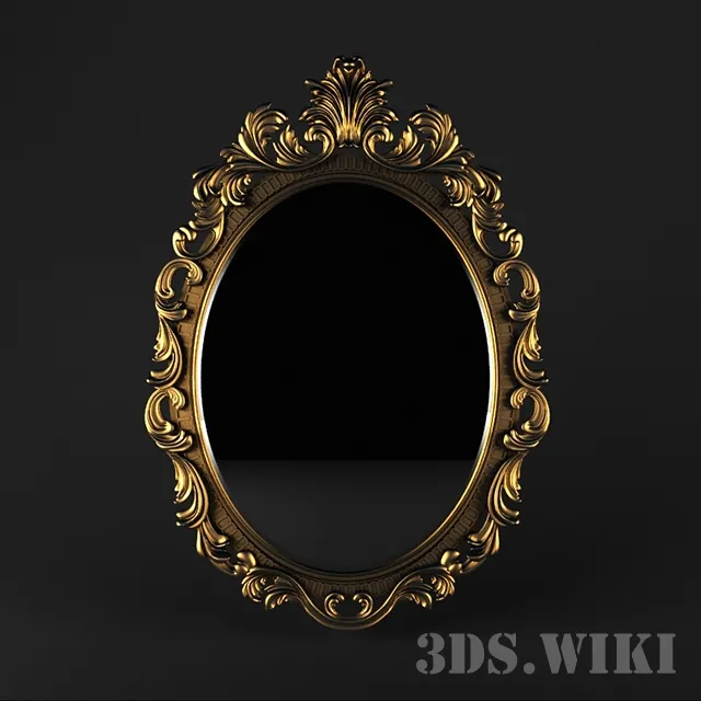 decoration - Classic Wall Mirror 3D Model