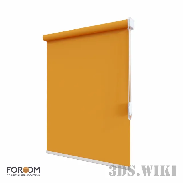 decoration - CLIC roller blinds for covering the entire window 3D Model