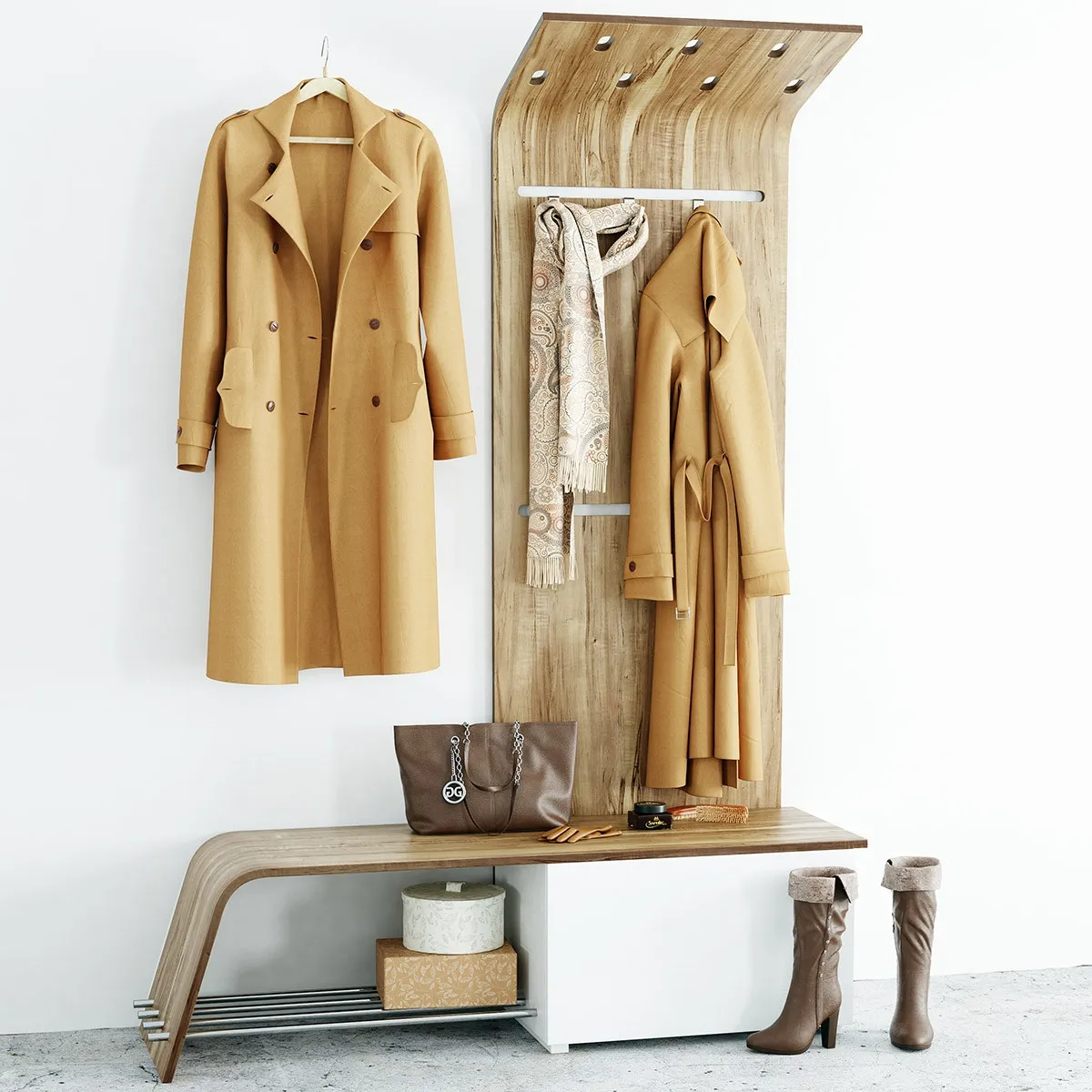 decoration - Coats collection 7 3D Model