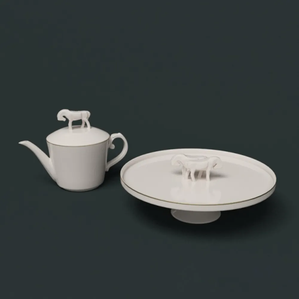 decoration - Coffee and tea items by Zara Home 3D Model
