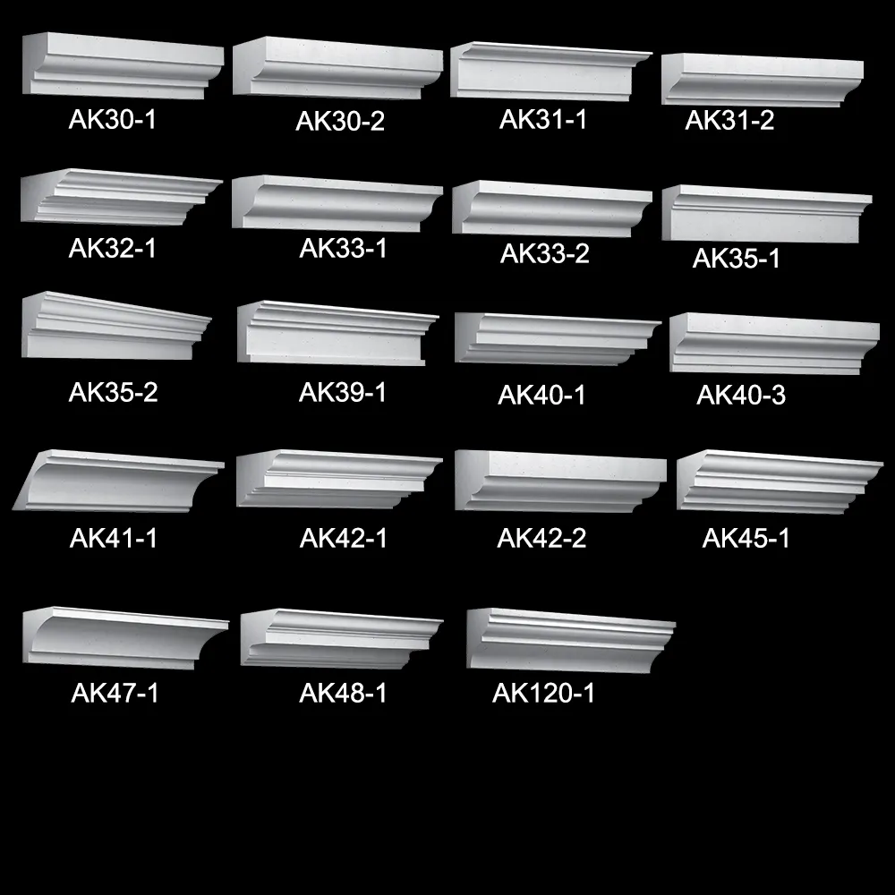 decoration - Collection eaves Aria ® ( AK 30-AK120) 3D Model