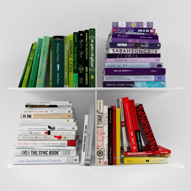 decoration - Collection of books 958 3D Model