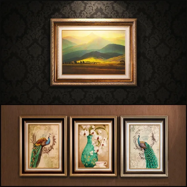 decoration - Collection of paintings 18 3D Model