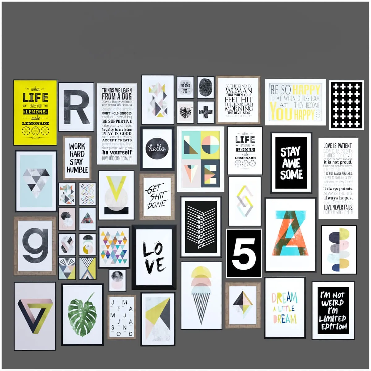 decoration - Collection of paintings 3D Model