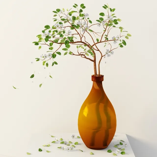 decoration - Collection of plants 3D Model