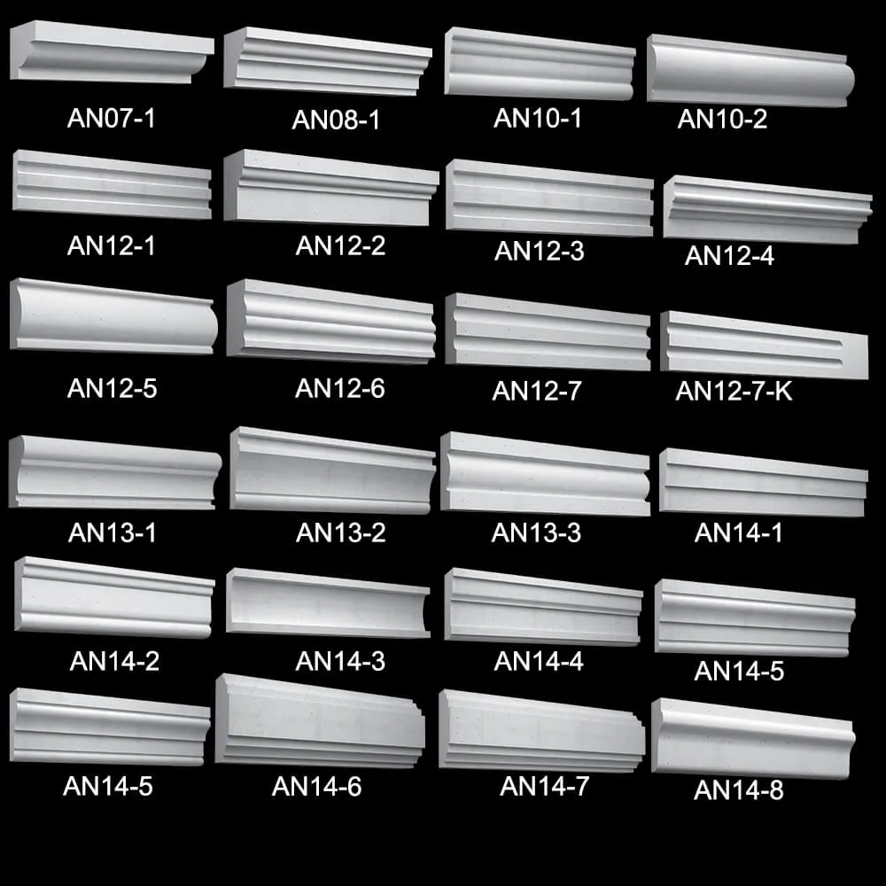 decoration - Collection trims Arhio® (AN07-AN14) 3D Model