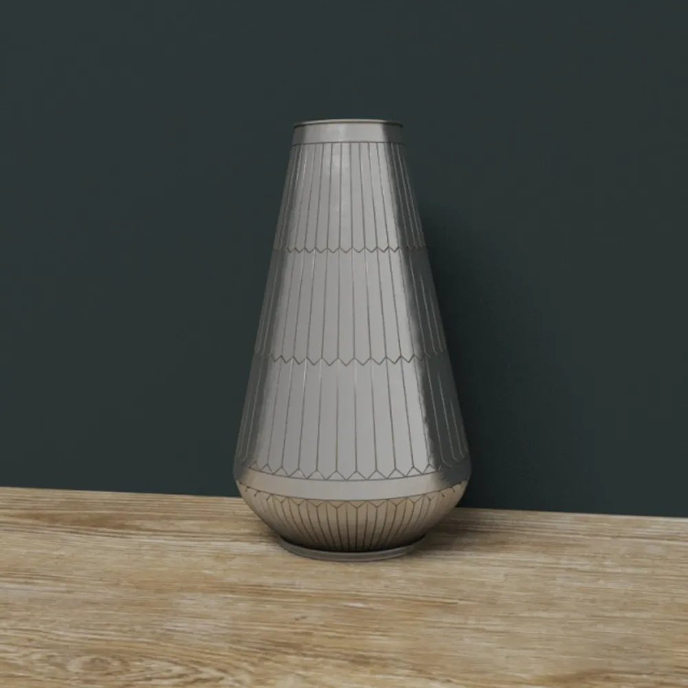 decoration - Conical Vase 3D Model