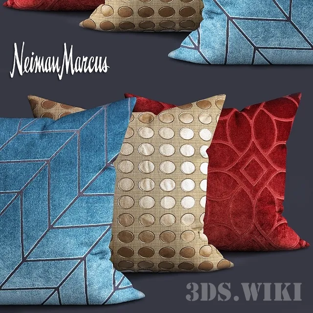 decoration - Contemporary pillow Twist 3D Model