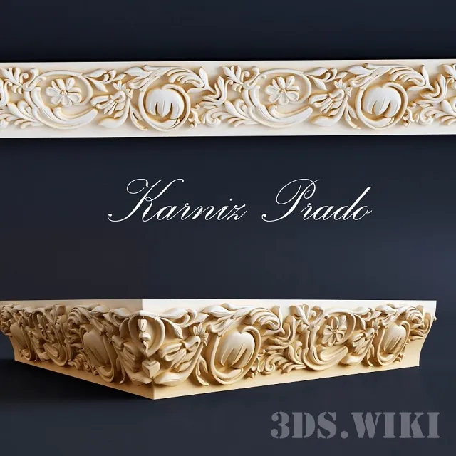 decoration - Cornice Pedro 3D Model