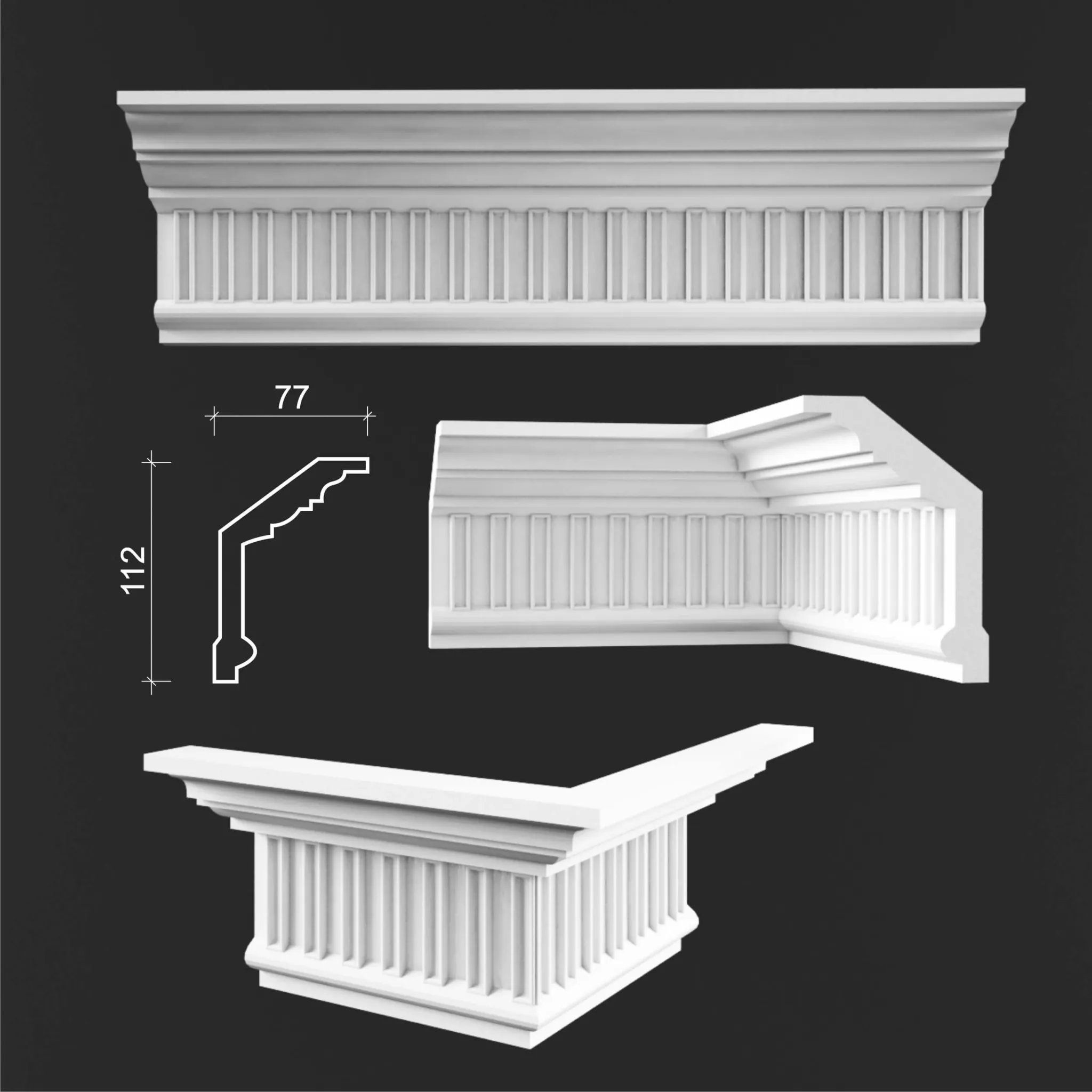 decoration - Cornices 3D Model
