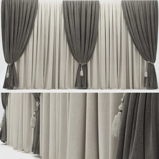decoration - Curtain 0307 3D Model