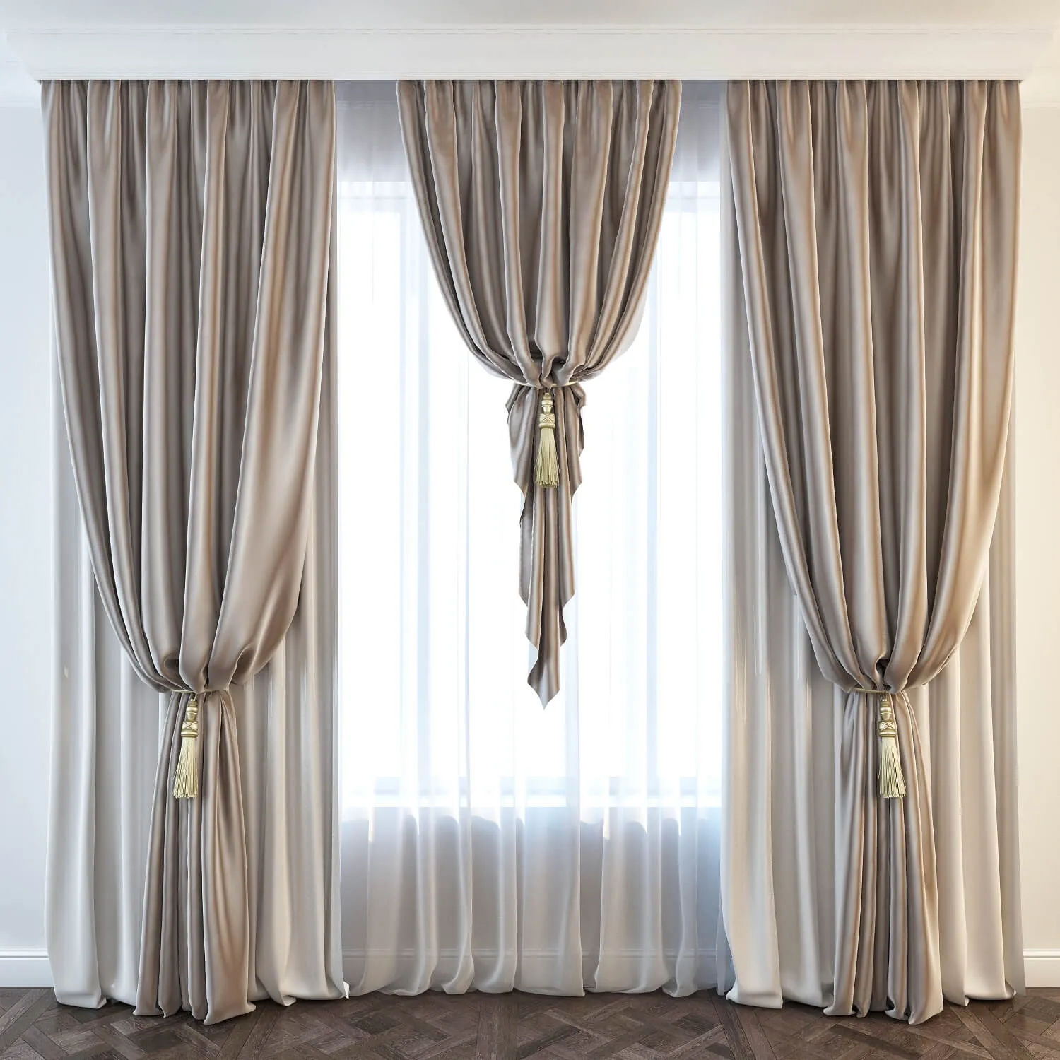 decoration - Curtain 06 3D Model