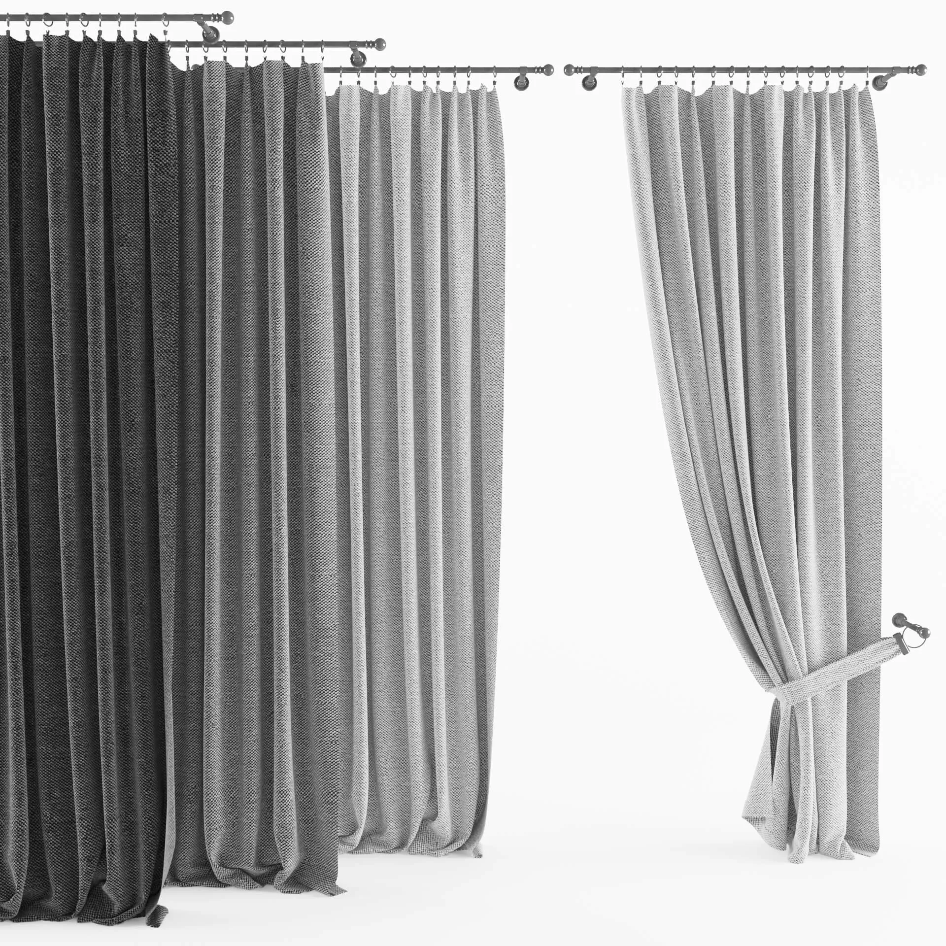 decoration - Curtain 07 3D Model