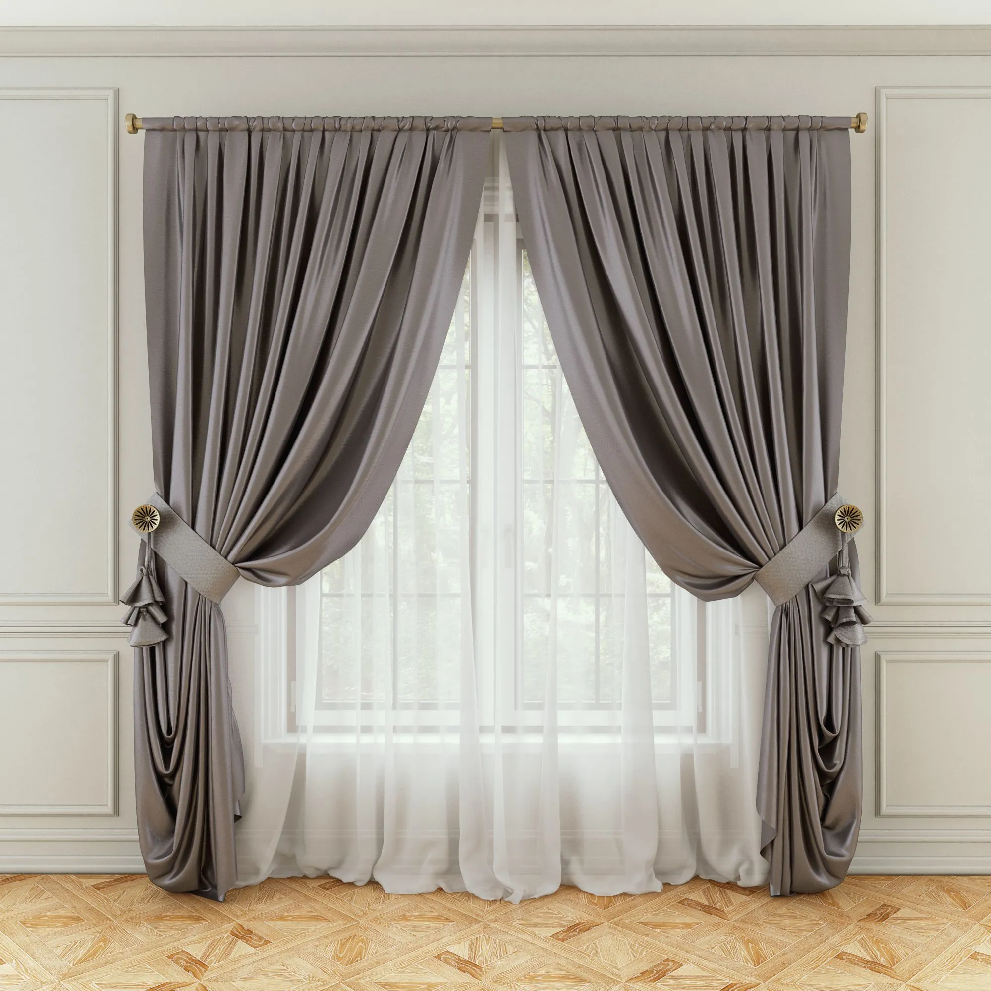 decoration - Curtain 089 3D Model