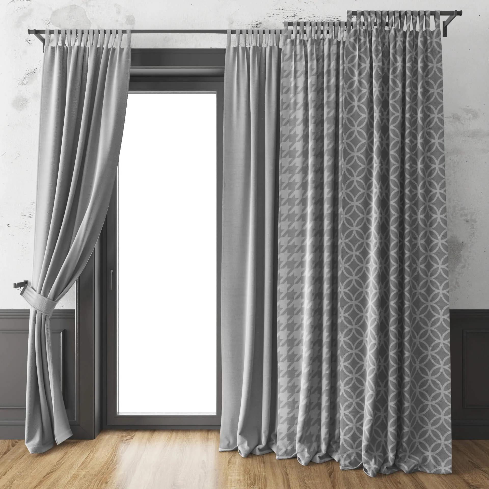 decoration - Curtain 09 3D Model