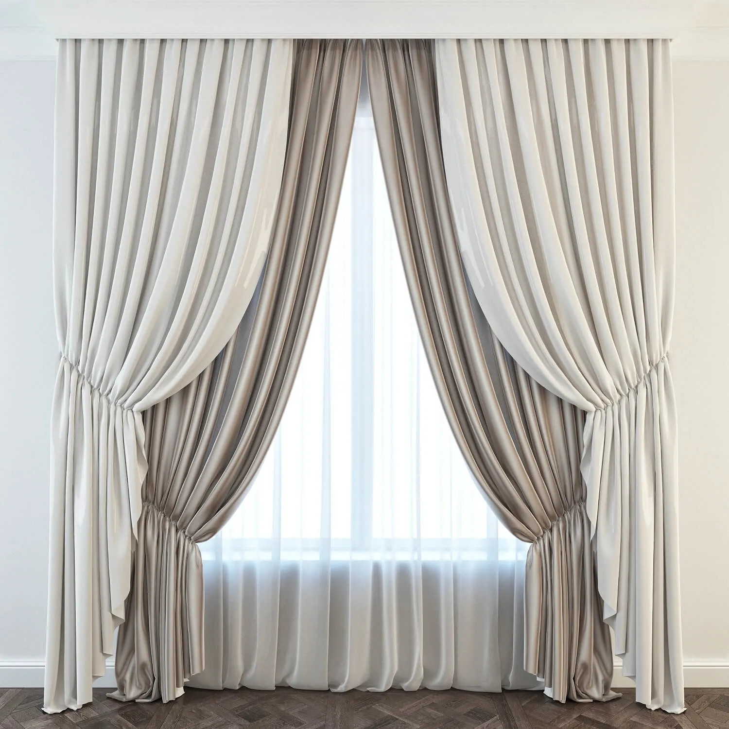 decoration - Curtain 1 3D Model