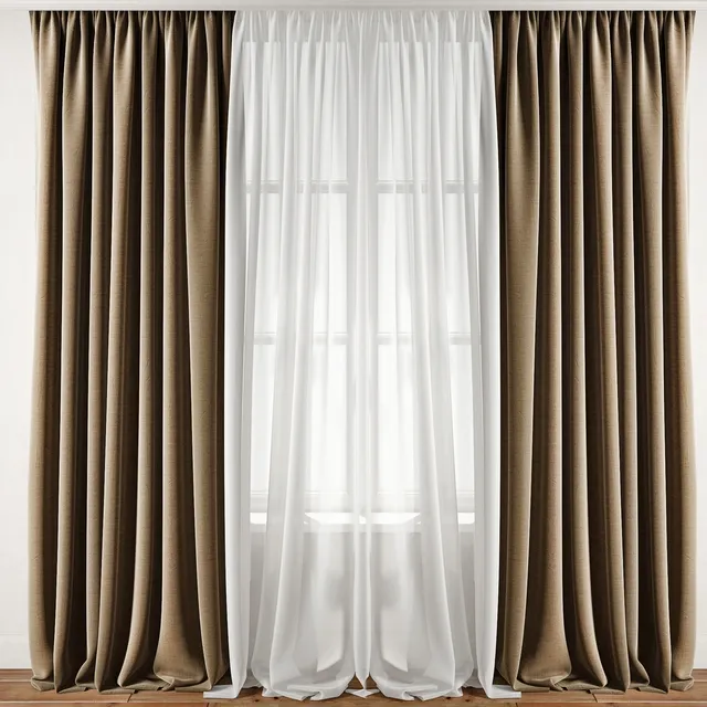 decoration - Curtain 101 3D Model