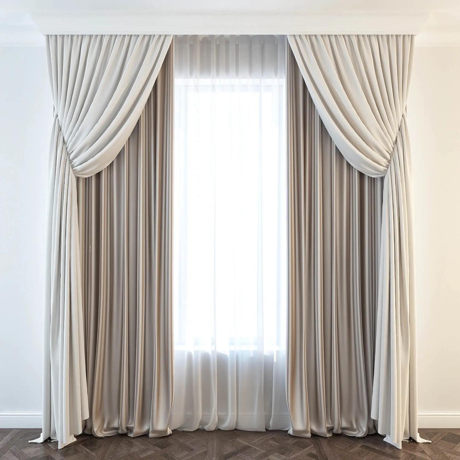 decoration - Curtain 107 3D Model