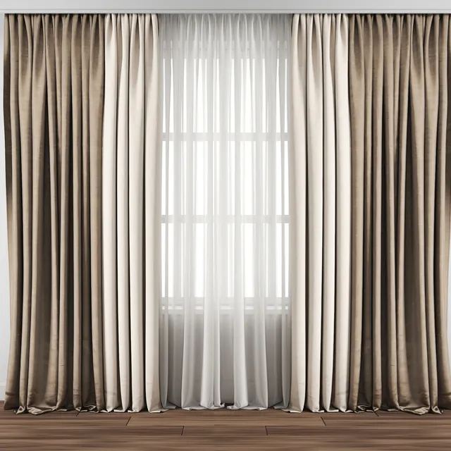 decoration - Curtain 1071 3D Model