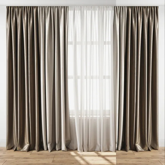 decoration - Curtain 110 3D Model